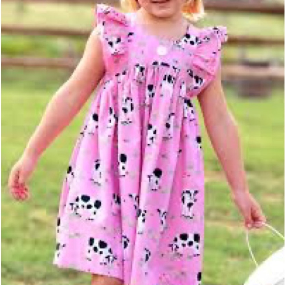 Eleanor rose cow dress farm 8/10